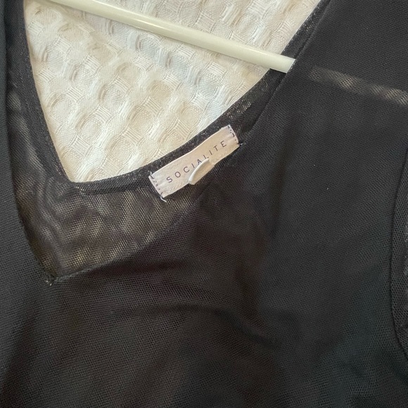 Black sheer Bodysuit - Picture 2 of 3